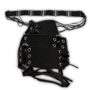 Linked Panel Tassel Statement Adjustable Festival Belt